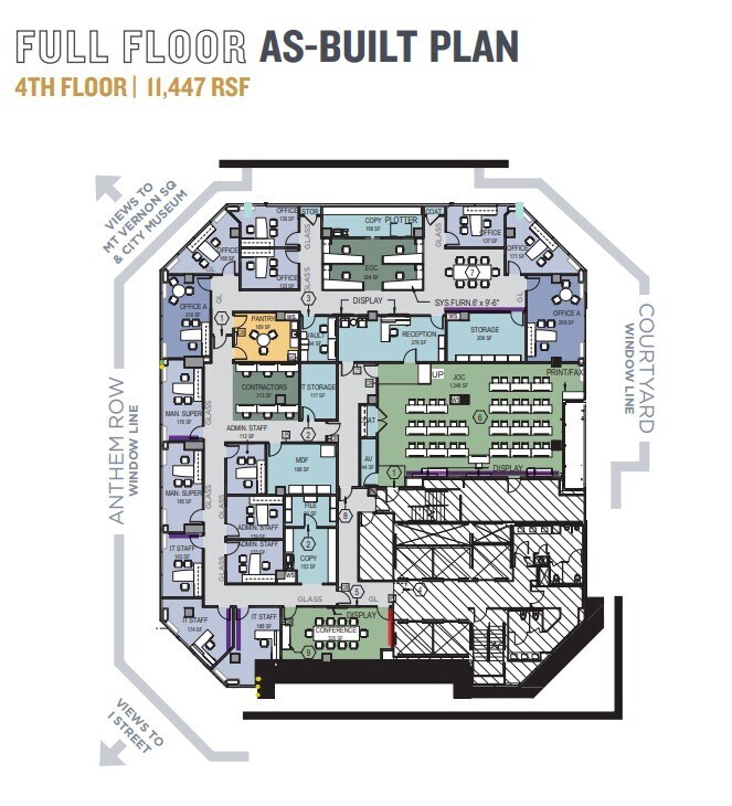 800 K St NW, Washington, DC for lease Floor Plan- Image 1 of 1