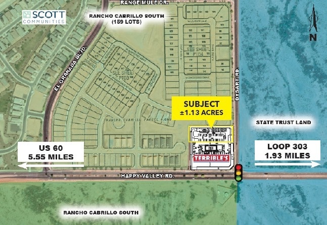 NWC Happy Valley Rd & Dysart Rd, Peoria, AZ for lease Building Photo- Image 1 of 4