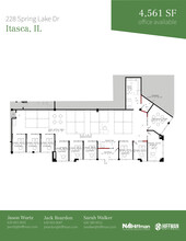 1091-1099 W Hawthorn Dr, Itasca, IL for lease Floor Plan- Image 1 of 1