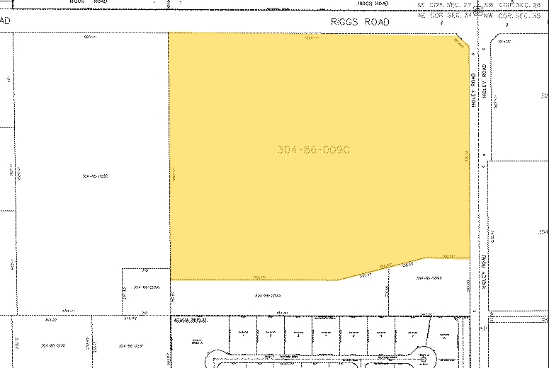 SW Higley & Riggs Rd, Gilbert, AZ for sale - Plat Map - Image 1 of 1