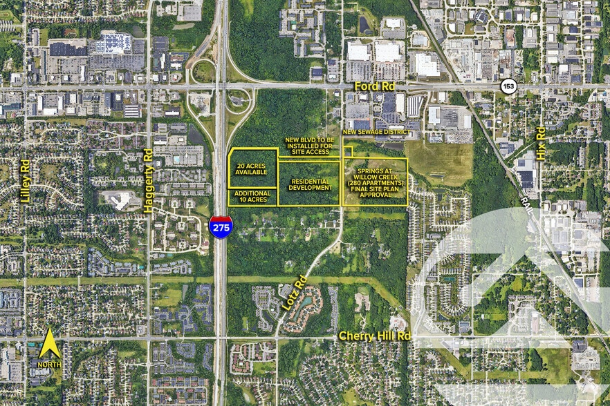 Ford Rd, Canton, MI for sale - Building Photo - Image 1 of 1