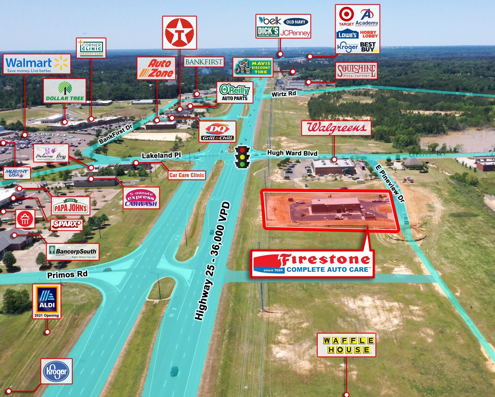 135 E Pineview Dr, Flowood, MS 39232 Retail Property for Sale