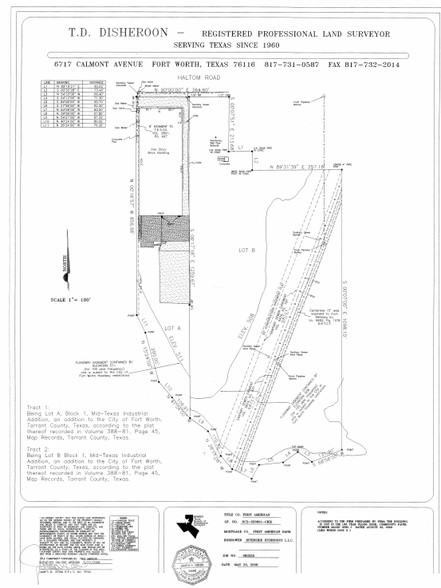 990 Haltom Rd, Fort Worth, TX for sale - Site Plan - Image 1 of 1