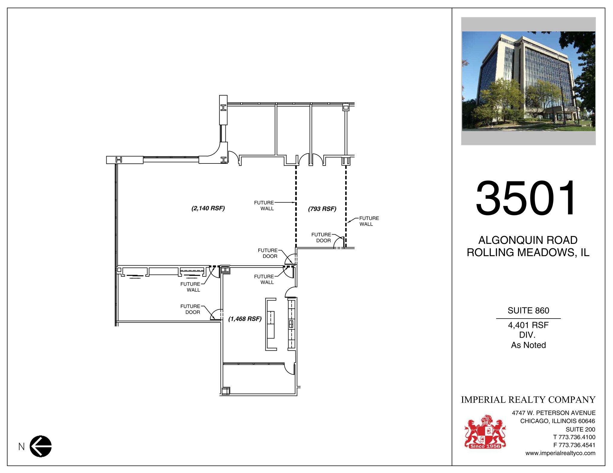 3501 Algonquin Rd, Rolling Meadows, IL for lease Site Plan- Image 1 of 1