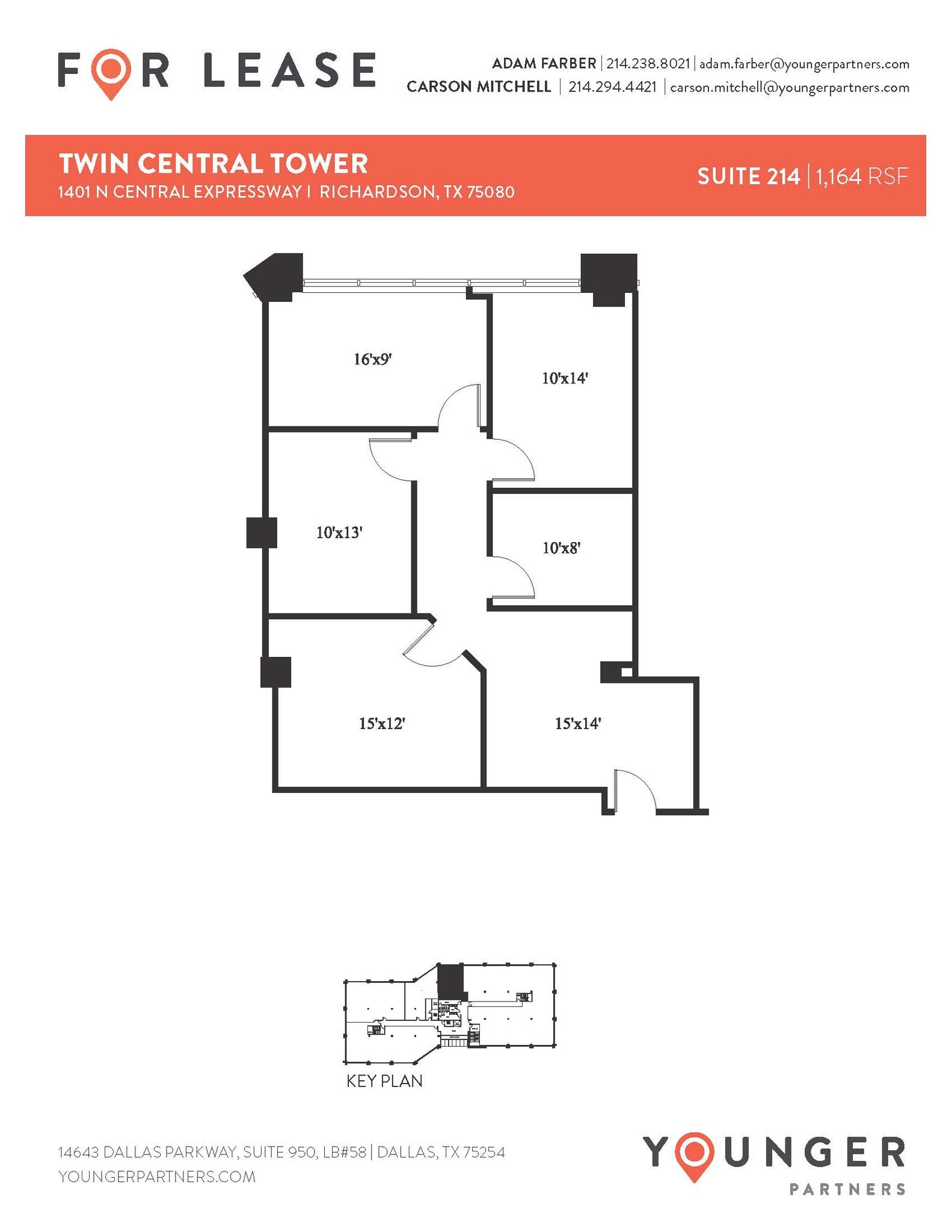 1401 N Central Expy, Richardson, TX for lease Floor Plan- Image 1 of 1