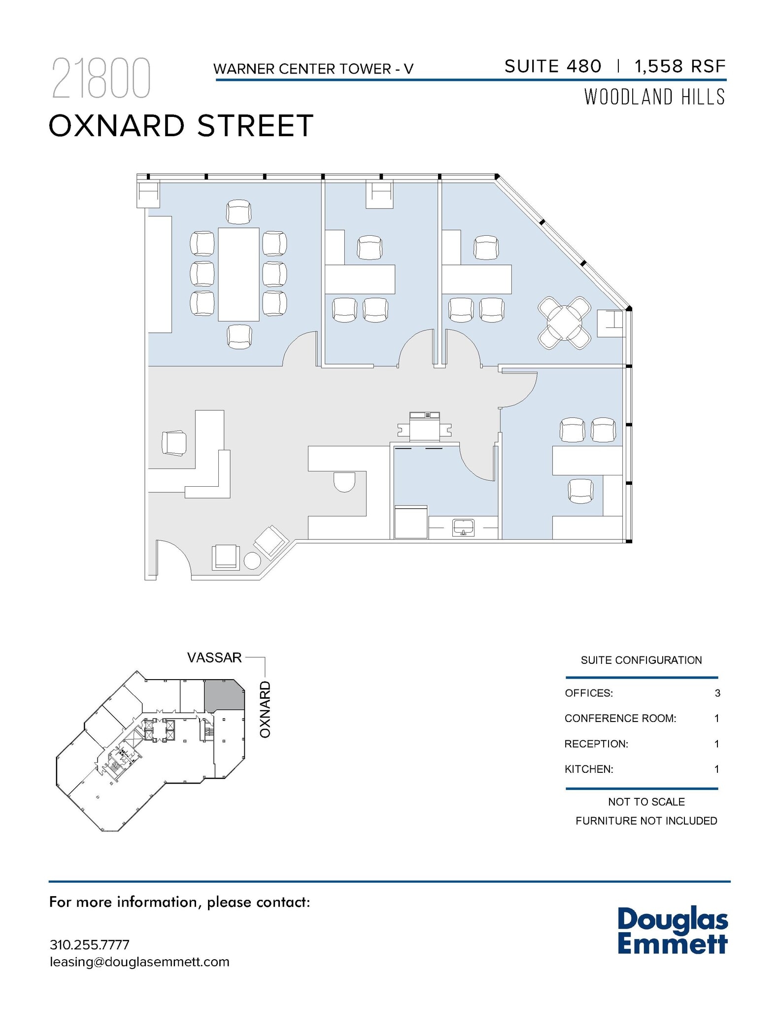 21800 Oxnard St, Woodland Hills, CA for lease Floor Plan- Image 1 of 1
