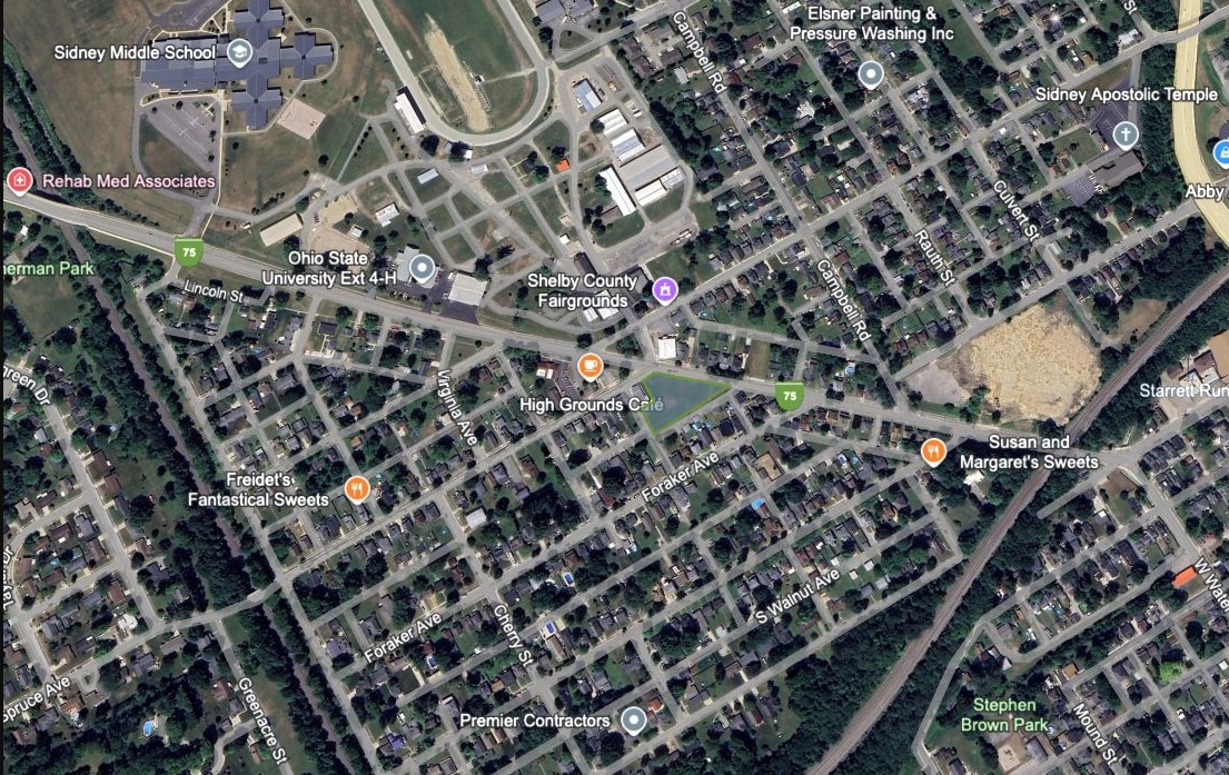 659 Fair Rd, Sidney, OH for lease Aerial- Image 1 of 6