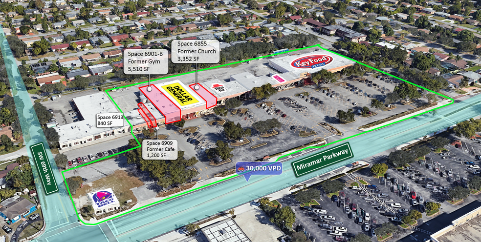 6821-6969 Miramar Pky, Miramar, FL for lease - Building Photo - Image 1 of 11