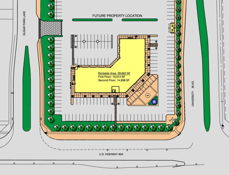 7320 Highway 90A, Sugar Land, TX for lease - Site Plan - Image 3 of 3