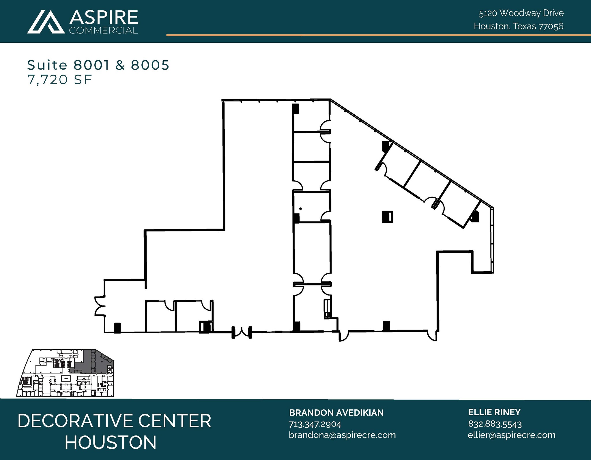 5120 Woodway Dr, Houston, TX for lease Floor Plan- Image 1 of 1