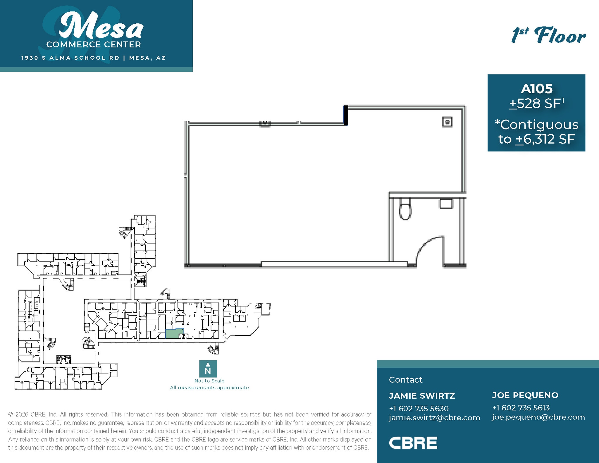 1930 S Alma School Rd, Mesa, AZ for lease Floor Plan- Image 1 of 2