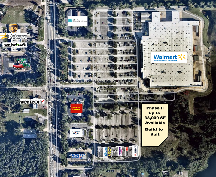 N. Woodland Blvd., Deland, FL for lease - Aerial - Image 1 of 1