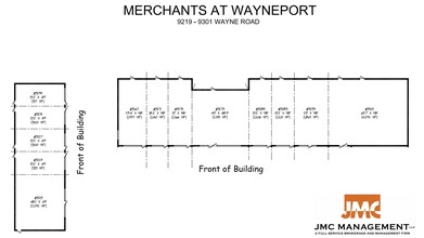 9219-9301 Wayne Rd, Romulus, MI for lease Floor Plan- Image 1 of 2