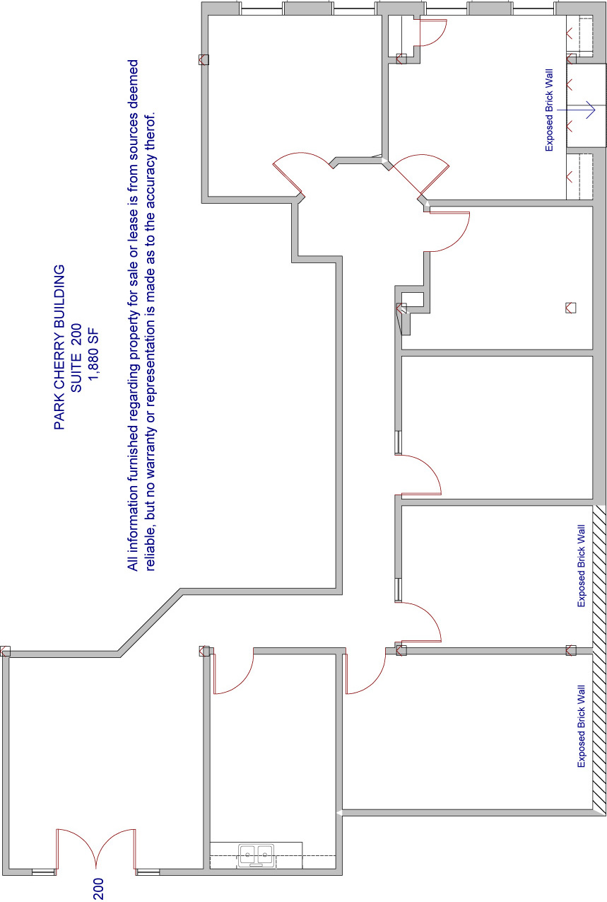 100 E Park St, Olathe, KS for lease Floor Plan- Image 1 of 1