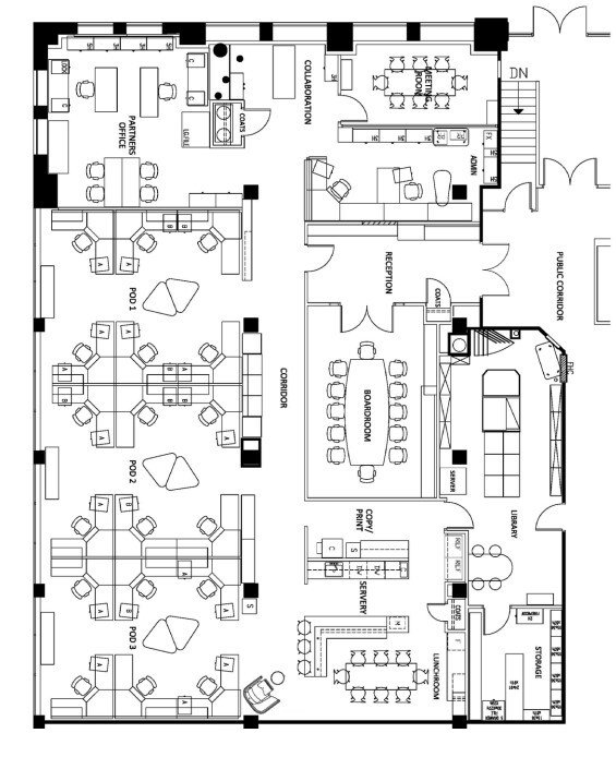 366 Adelaide St W, Toronto, ON for lease Floor Plan- Image 1 of 1