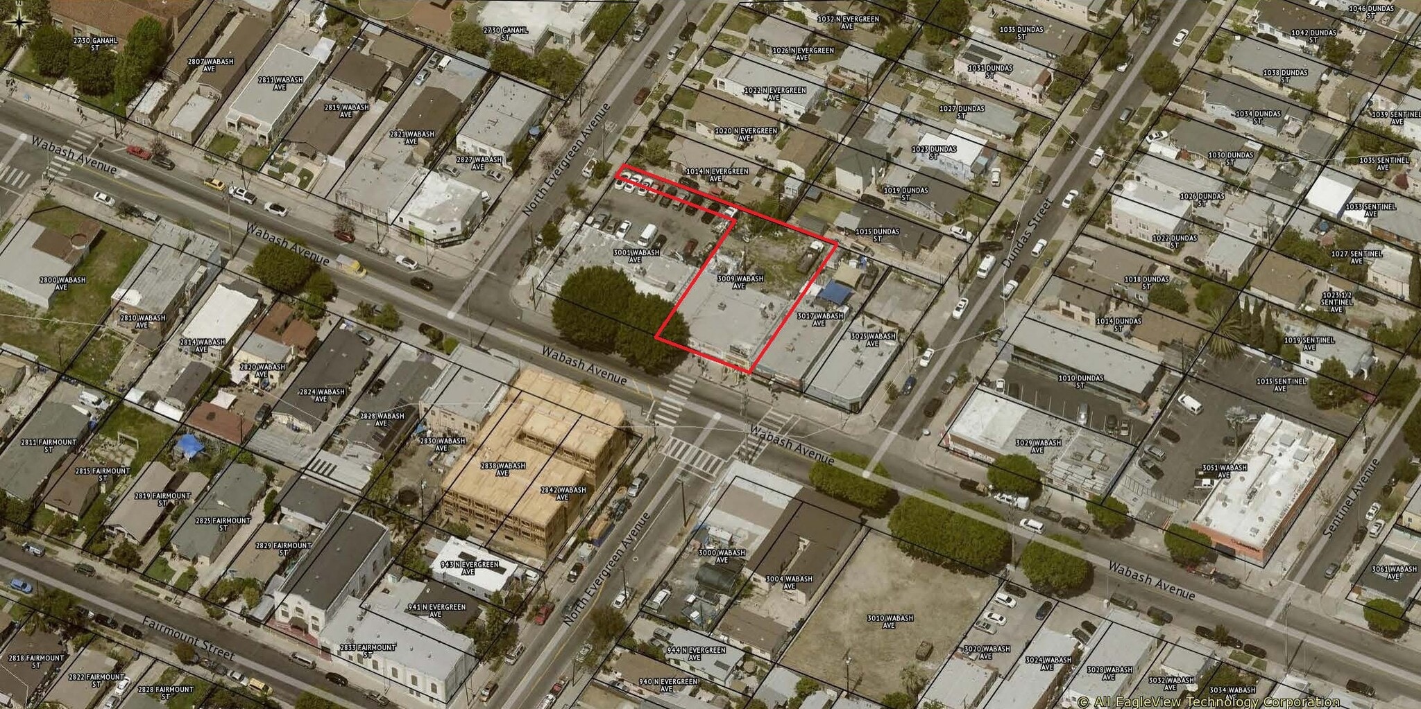 3009 Wabash Ave, Los Angeles, CA for sale Aerial- Image 1 of 12