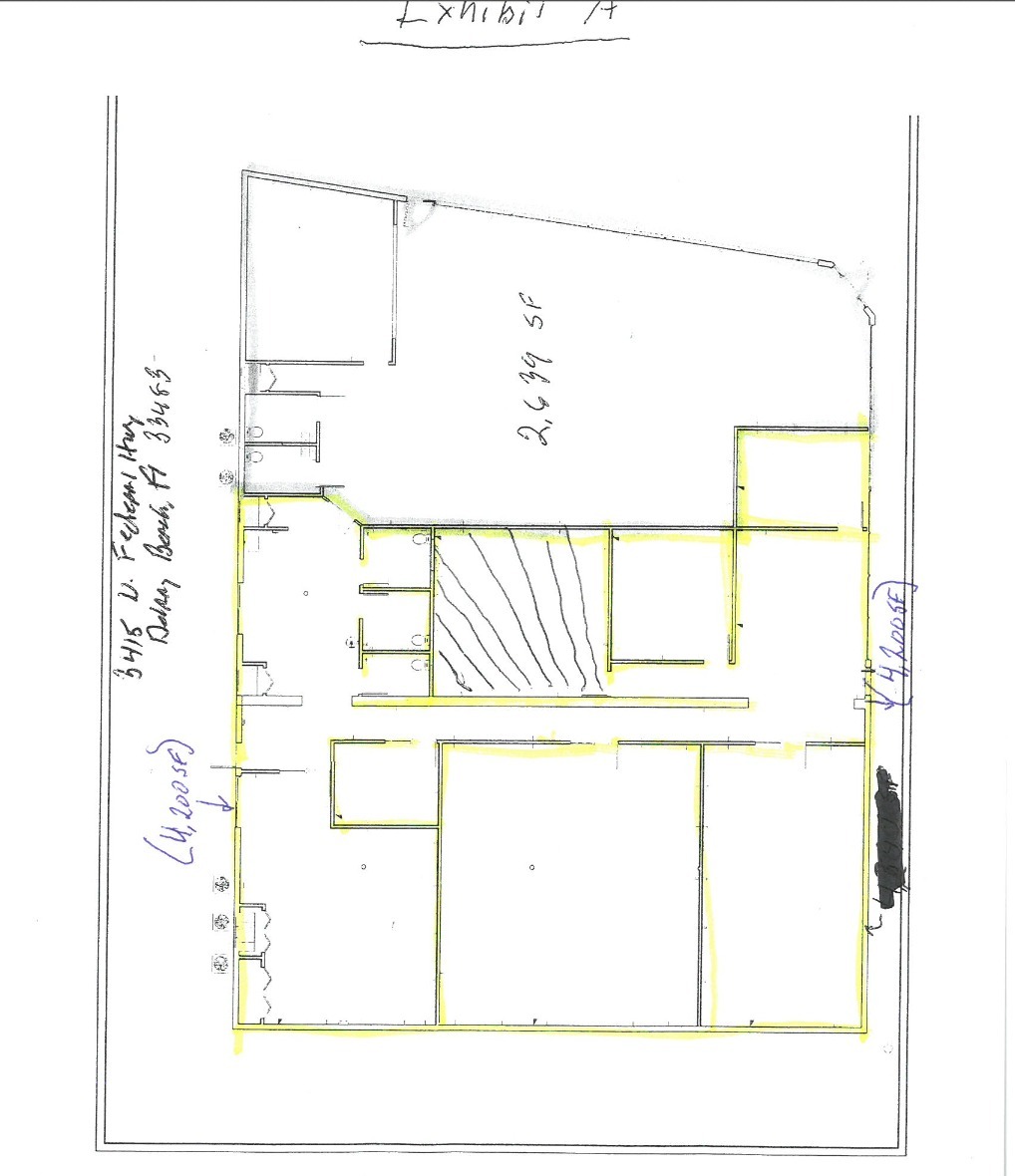 3415 S Federal Hwy, Delray Beach, FL for lease Floor Plan- Image 1 of 1