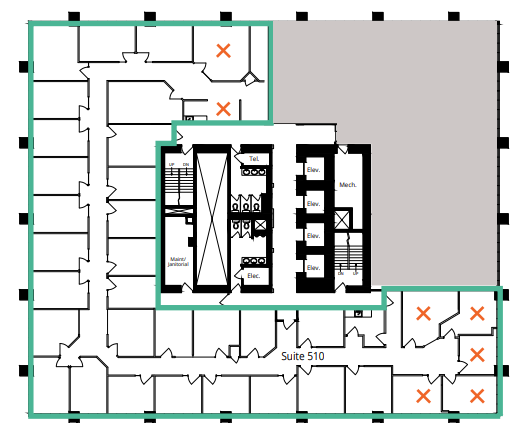 715 5 Av SW, Calgary, AB for lease Floor Plan- Image 1 of 1