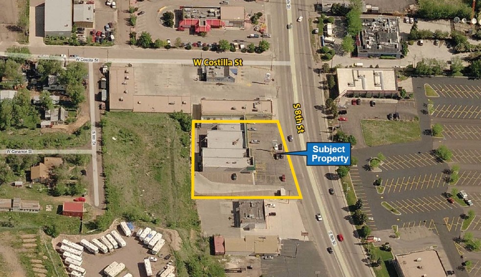 412-422 S 8th St, Colorado Springs, CO for lease - Aerial - Image 2 of 2