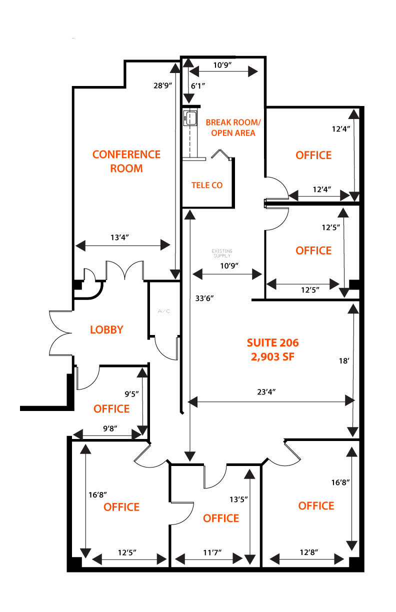 7251 W Palmetto Park Rd, Boca Raton, FL for lease Floor Plan- Image 1 of 1