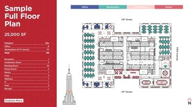 350 Fifth Ave, New York, NY for lease Floor Plan- Image 1 of 14