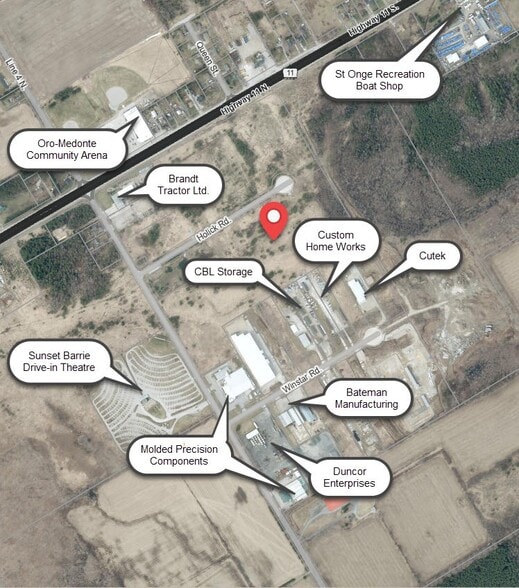 6 Holick Rd, Oro-Medonte, ON for sale - Aerial - Image 2 of 6