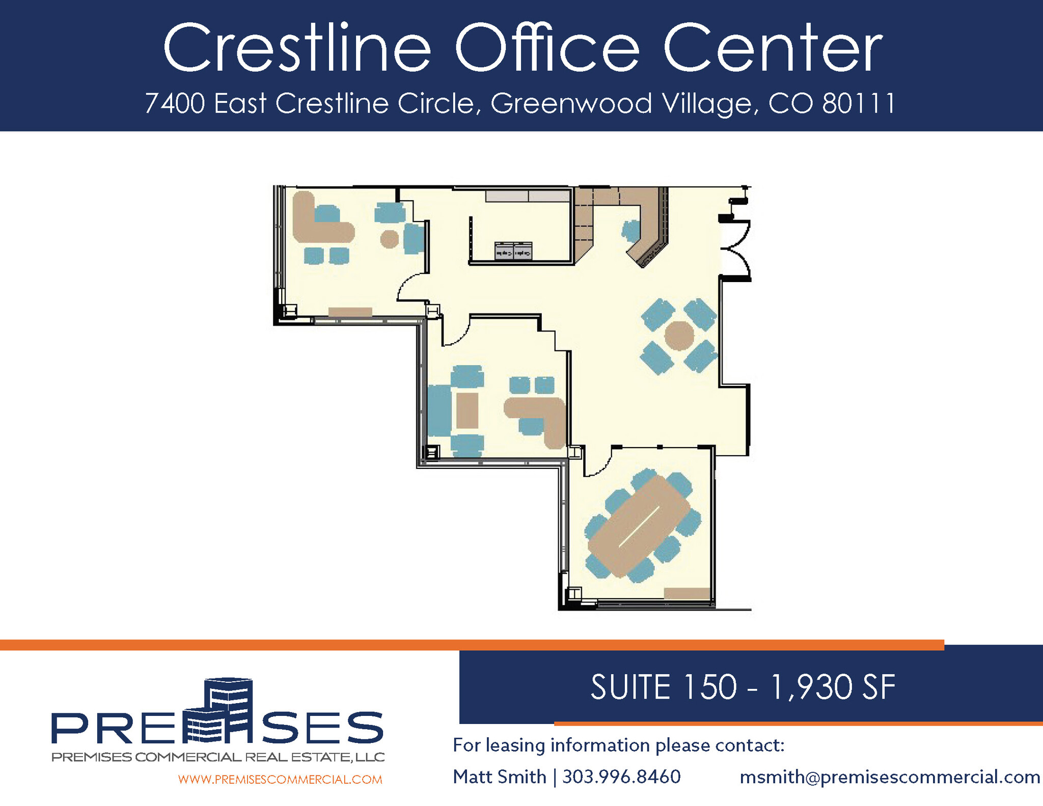 7400 E Crestline Cir, Greenwood Village, CO for lease Floor Plan- Image 1 of 1