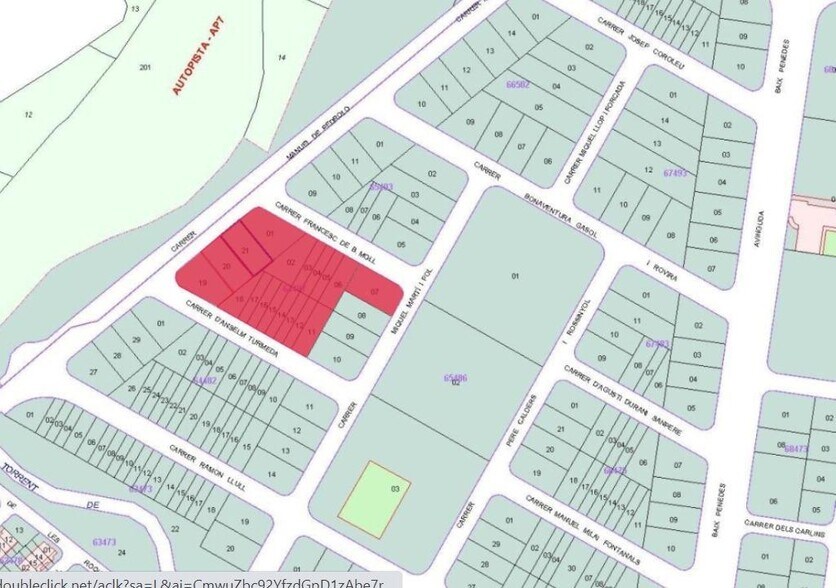 Land in El Vendrell, Tarragona for sale - Plat Map - Image 3 of 13