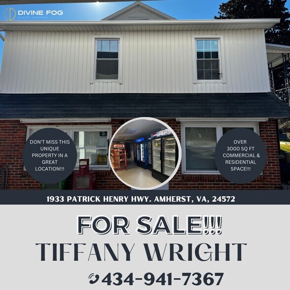 1933 Patrick Henry Hwy, Amherst, VA for sale - Building Photo - Image 1 of 1