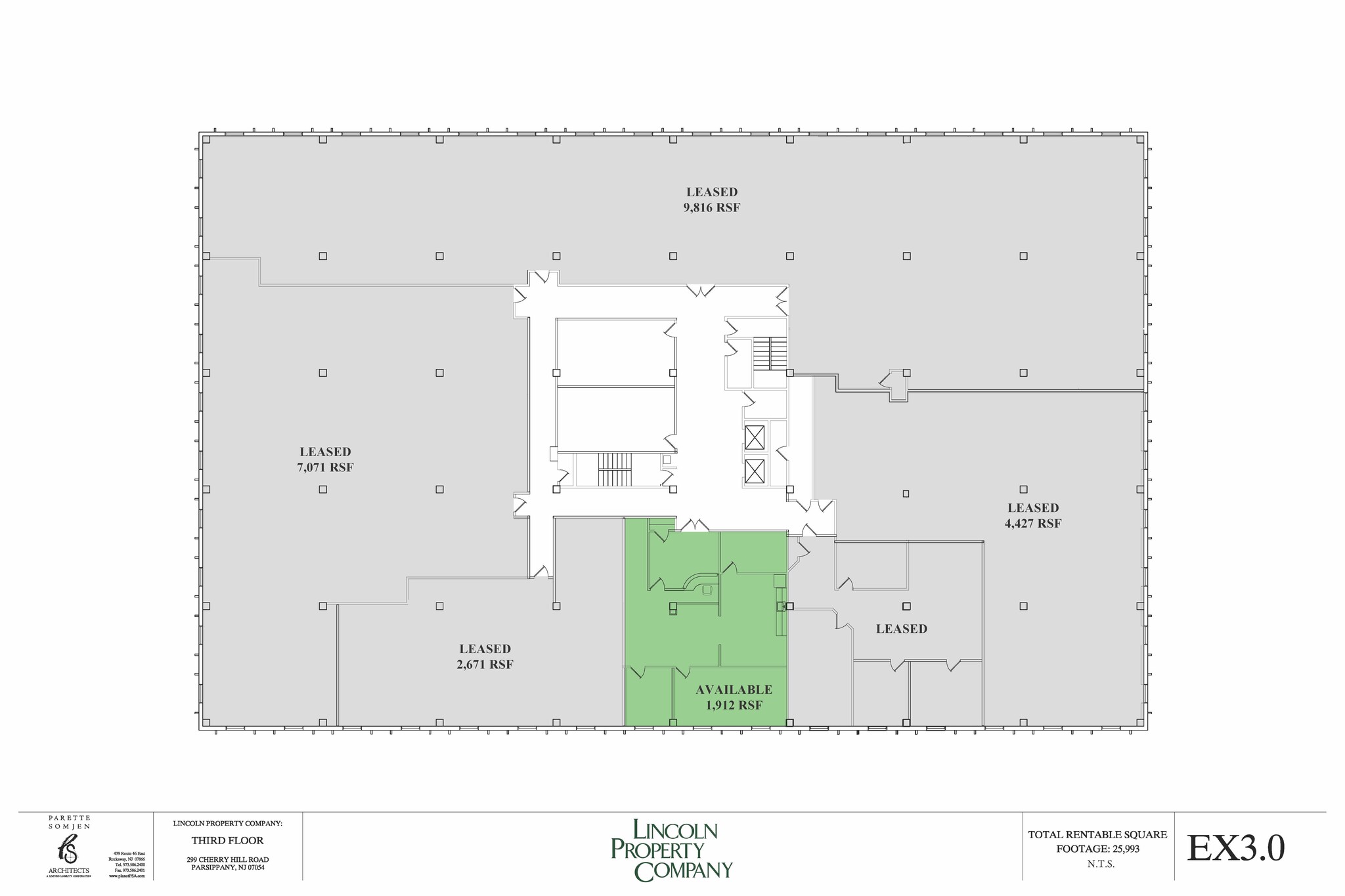 299 Cherry Hill Rd, Parsippany, NJ for lease Floor Plan- Image 1 of 1