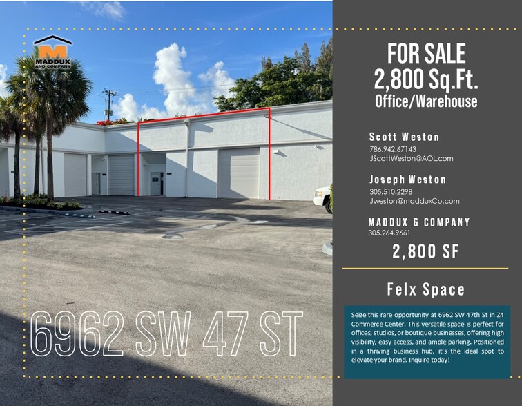 6950-6964 SW 47th St, Miami, FL for sale - Building Photo - Image 1 of 6