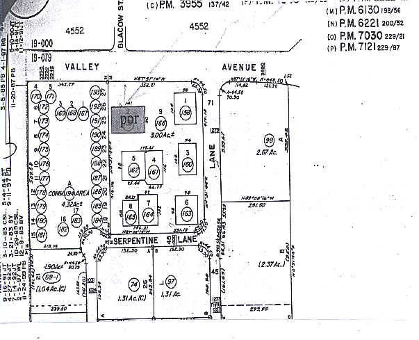 3908 Valley Ave, Pleasanton, CA for lease - Plat Map - Image 2 of 4