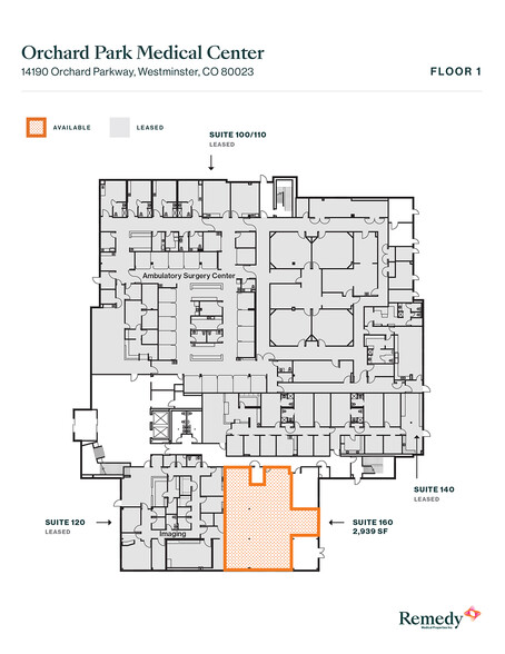 14190 Orchard Pky, Westminster, CO for lease - Floor Plan - Image 2 of 4