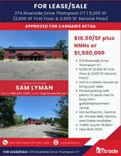 274 Riverside Dr, Thompson, CT for lease Building Photo- Image 1 of 3