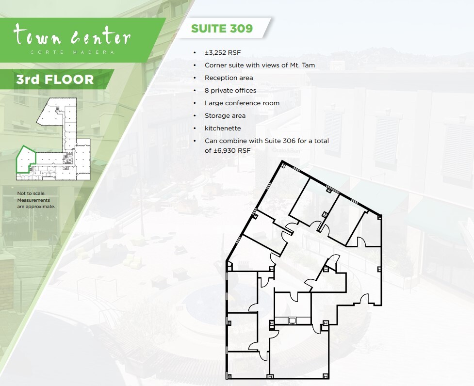 770 Tamalpais Dr, Corte Madera, CA for lease Floor Plan- Image 1 of 2