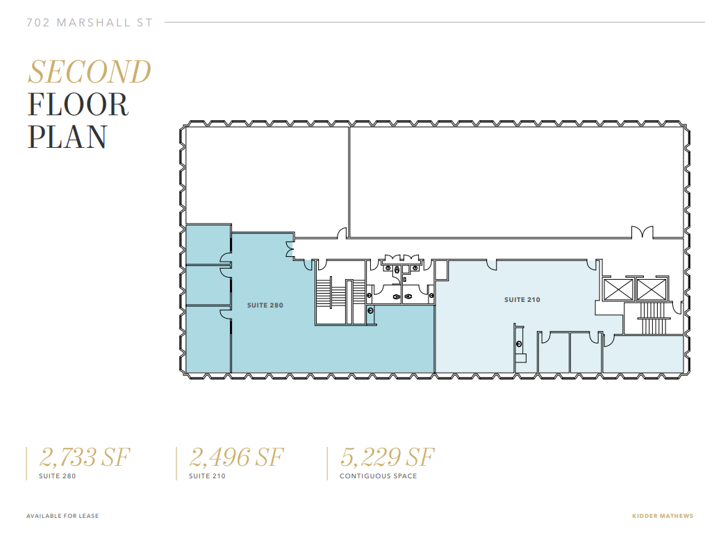 702 Marshall St, Redwood City, CA for lease Floor Plan- Image 1 of 1