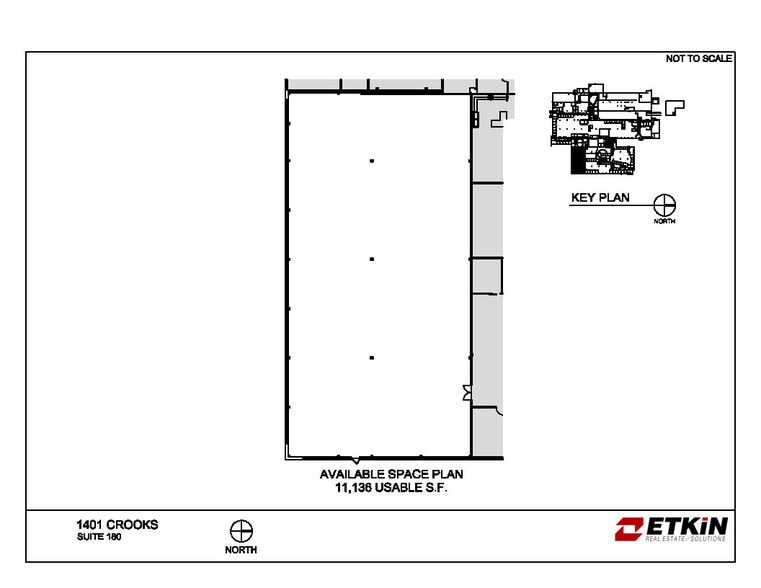 1401 Crooks Rd, Troy, MI for lease - Floor Plan - Image 2 of 3