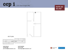 3131 S Vaughn Way, Aurora, CO for lease Typical Floor Plan- Image 2 of 2