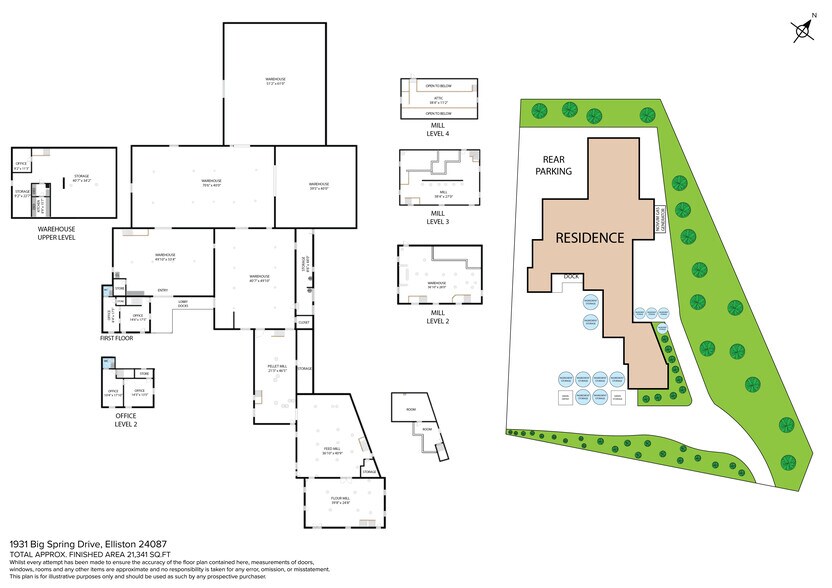 1931 Big Spring Dr, Elliston, VA 24087 Big Spring Mill