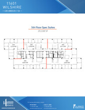 11601 Wilshire Blvd, Los Angeles, CA for lease Floor Plan- Image 2 of 2