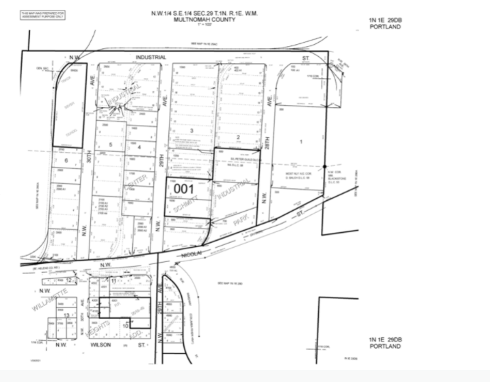 2451 NW 28th Ave, Portland, OR for lease - Plat Map - Image 2 of 6