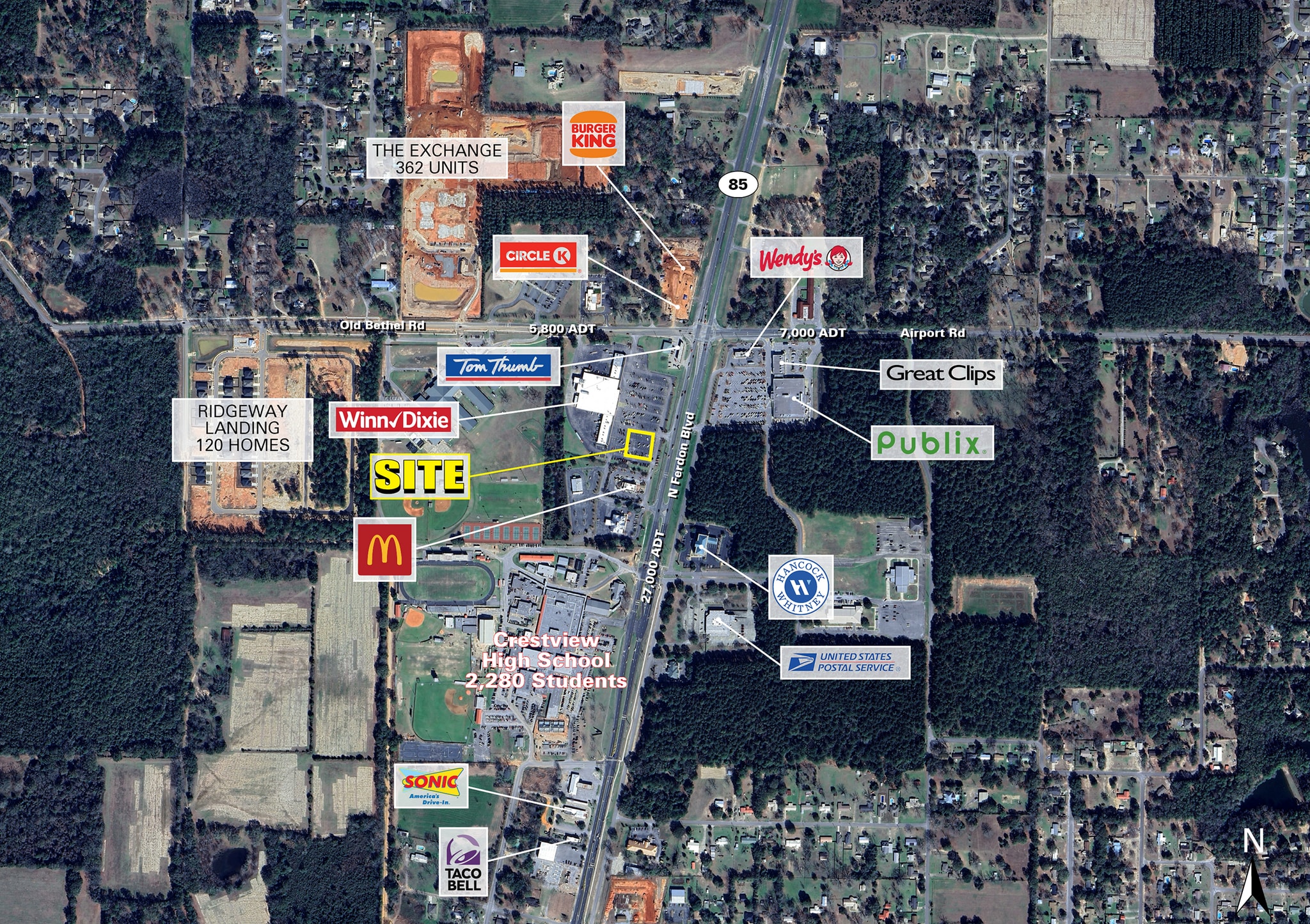 1390 N Ferdon Blvd, Crestview, FL for lease Building Photo- Image 1 of 4