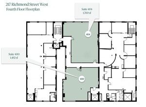 217-225 Richmond St W, Toronto, ON for lease Floor Plan- Image 1 of 1