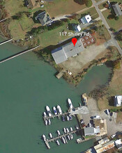 117 Shirley Rd, Seaford, VA - aerial  map view