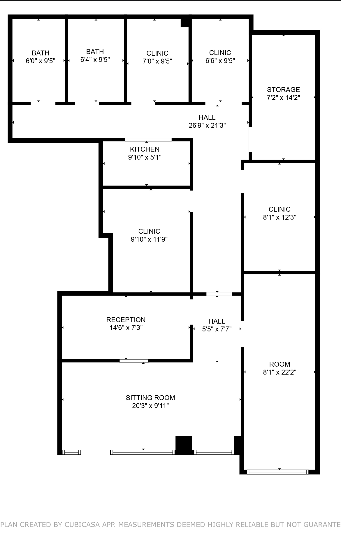 6121 Hillcroft Ave, Houston, TX for lease Floor Plan- Image 1 of 9