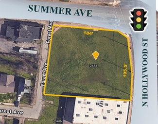 More details for 2451 Summer Ave, Memphis, TN - Land for Sale