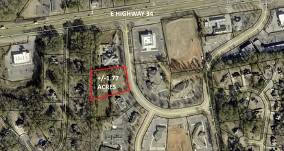 OAK HILL BOULEVARD, Newnan, GA - AERIAL  map view