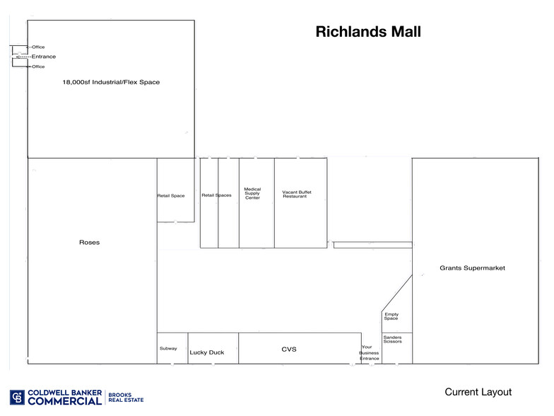 2940 Clinch St, Richlands, VA for lease - Floor Plan - Image 2 of 16