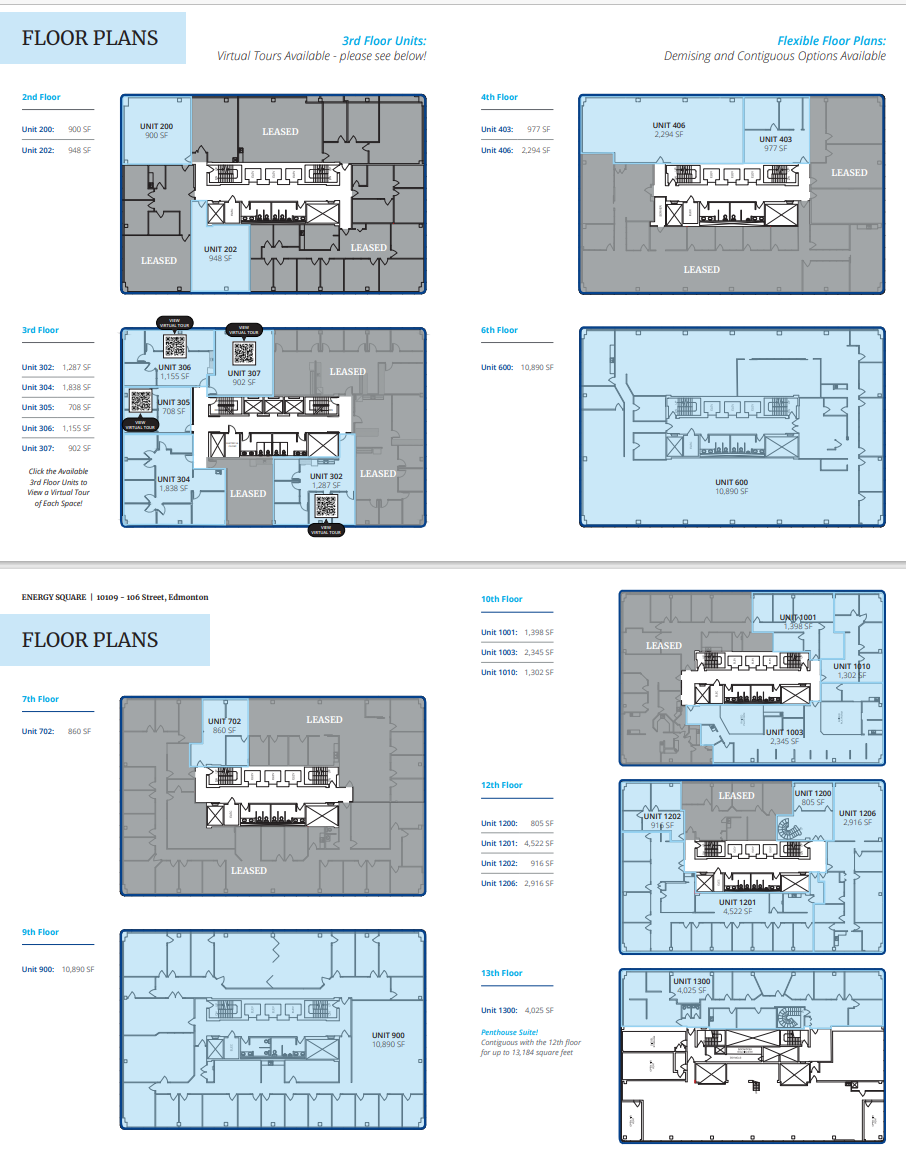 10109 106th St NW, Edmonton, AB for lease Floor Plan- Image 1 of 1