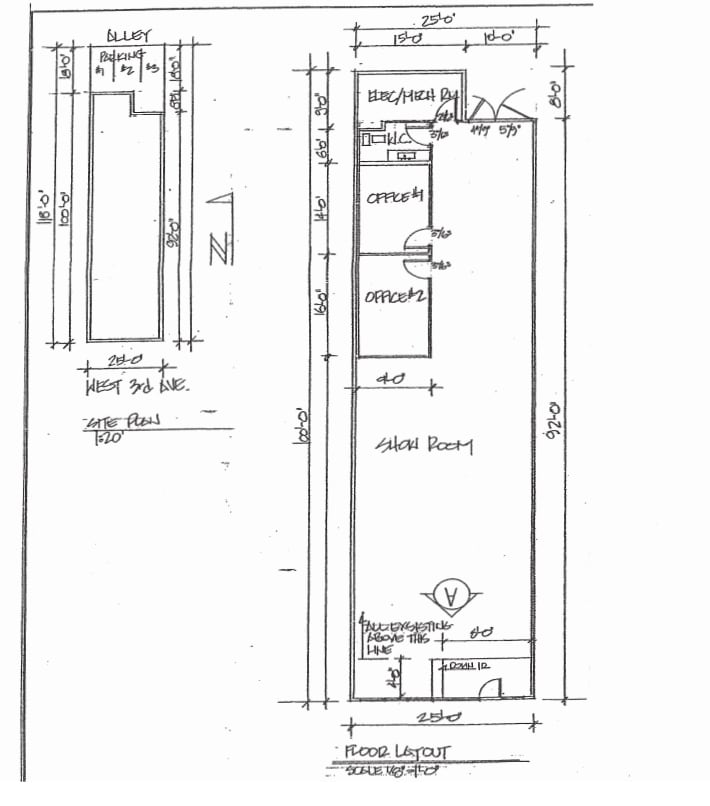 1767 W 3rd Ave, Vancouver, BC for lease Floor Plan- Image 1 of 1